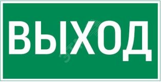 Пиктограмма Flip ВЫХОД V4-EM-00.0035.ADV-0001 Вартон