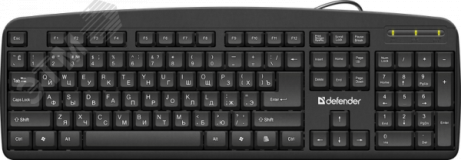 Клавиатура Office HB-910, полноразмерная, черный 45910 Defender