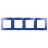 Рамка на 4 поста, Эра12, ультрамарин, 12-5004-29 Б0019432 ЭРА