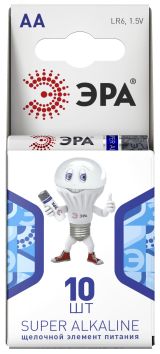 Батарейка LR6-10BL компактный (100/600х8000) C0042878 ЭРА