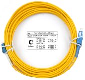 Шнур оптический duplex 7м LC-SC 9/125 sm LSZH 8347c Cabeus