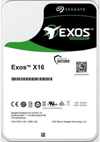 Жесткий диск 12Tb Exos X16 3.5'', SATAIII, 7200 об/мин, 256 МБ 1000627331 Seagate