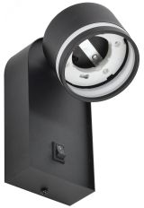LIGHTING Светильник 4035 накладной настенный под лампу GX53 черный IEK LT-UBB0-4035-GX53-1-K02 IEK