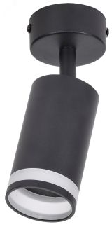 LIGHTING Светильник 4006 накладной настено-потолочный под лампу GU10 черный IEK LT-USB0-4006-GU10-1-K02 IEK