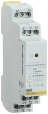 Реле промежуточное OIR 3 конт (8А). 48В AC/DC OIR-308-ACDC48V ONI