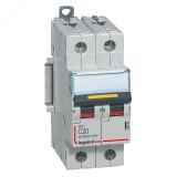 Выключатель автоматический двухполюсный 20А C DX3 10/16kА DC 409569 Legrand