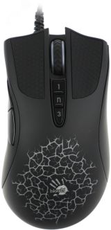 Мышь проводная Bloody A90, оптическая, USB, 6200dpi, 8 кнопок, черный 293567 A4Tech