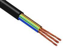 Провод ПВС 3х1.5 черный ТРТС 77055000809 Элпрокабель