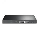 Коммутатор управляемый PoE 20 портов, 16хPoE 10/100/1000 Мб/с, 2хRJ45/SFP, 2хRJ45, 250 Вт 1000537974 TP-Link