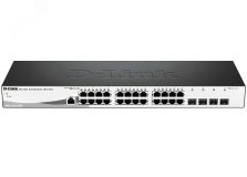 Коммутатор управляемый L2 24 порта 10/100/1000 Мб/с, 4хSFP 127462 D-Link