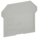 Заглушка для CTS 2,5/4мм2 серая YCT10-00-K03-002-ZGL IEK