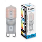 Лампа светодиодная LED 5вт 230в G9 дневной капсульная 25638 FERON