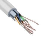 Кабель витая пара F/UTP категория 6 ZH нг(А)-HF 4PR 23AWG внутренний серый 305м, REXANT 01-0167 REXANT