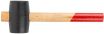 Киянка резиновая, деревянная ручка 45 мм (230 гр) 45345 КУРС