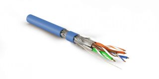 Кабель SFTP4-C7A-S23-IN-LSZH-BL-500 (500 м) витая пара экраниров. S/FTPкат.7A 445126 Hyperline