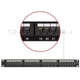Патч-панель коммутационная 19' (1U). 24 порта RJ-45. категория 5e. Dual IDC. неэкранированная 5PP2402U106 SYSMATRIX