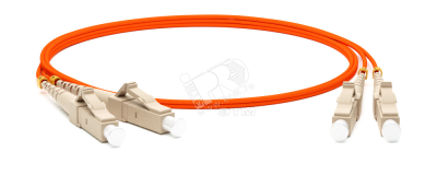 Патч-корд волоконно-оптический (шнур) мм 50/125 LC-LC duple* LSZH 5 м 27866 Hyperline