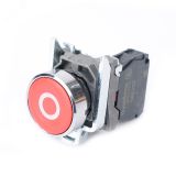Кнопка SB4 в сборе модульная 22мм красная металл 1НЗ с маркировкой О SB4BA4322 Systeme Electric