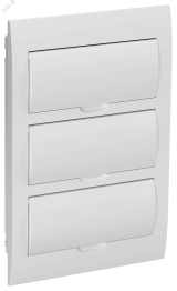 Корпус пластиковый ЩРВ-П-36 белая дверь IP41 GENERICA MKP13-V-36-41-K01-G IEK