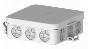 Коробка распределительная 87х87х31 открытая       (габ.размер 112 x 94 x 35) КР2503-И HEGEL