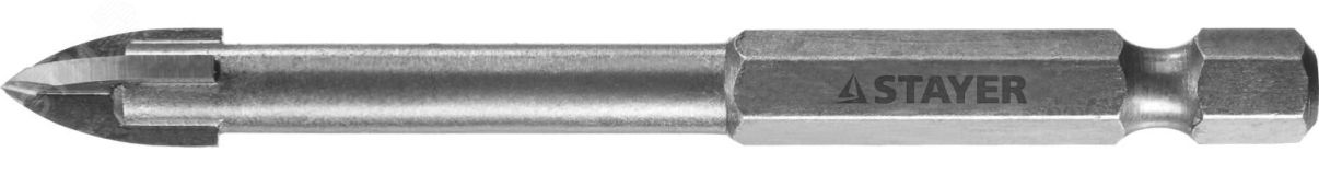 Сверло по кафелю и стеклу 4 мм 4х кромка 2985-04_z01 STAYER