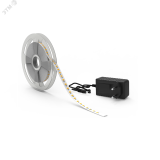 Лента светодиодная LED (комплект лента и драйвер) 2835/120-SMD 12 Вт/м 1200 Лм/м 4000К белый IP65 12 В DC 8 мм (катушка 5 м) Basic BT071 GAUSS