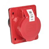 Розетка кабельная 16А 3Р+Е IP44 скрытая 380В 414 ps-414-16-380 EKF