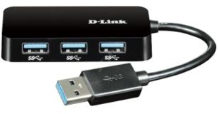 Адаптер 4-портовый USB 3,0 103458 D-Link
