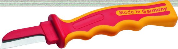 Нож для снятия изоляции VDE 1000В 50х205 мм, рукоятка SoftGripp 2044K NWS