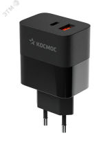 Сетевое зарядное устройство для смартфона USB TYPE-C 30ВТ KHCH30WUSBTC Космос