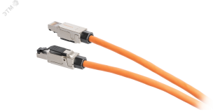 Коннектор RJ45/8P8C под витую пару, Кат.6 (Класс E), 250МГц, покрытие 50мкд, универсальные ножи, T568B, самозажимной, полный экран, металлик ЭКО27025 NIKOMAX