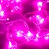 Гирлянда светодиодная декоративная ARD-STRING-CLASSIC-10000-CLEAR-100LED-FLASH PINK (230V, 7W) (ARDCL, IP65) 025792 Arlight
