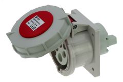 Розетка встраиваемая прямая контейнерная 32A/400V/3P+E/IP67/3h, никель. конт. 00-00032745 INPIN