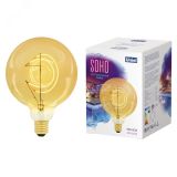 Лампа светодиодная SOHO LED-SF02-5W/SOHO/E27/CW GOLDEN GLS77GO Золотистая колба Филамент в форме месяца UL-00007625 Uniel