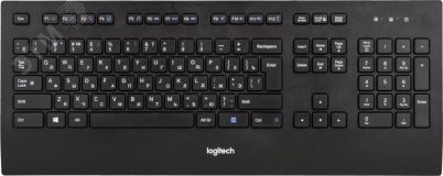 Клавиатура проводная K280e, 103 клавиши, USB-A, черный 7000006153 Logitech