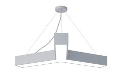 Светильник светодиодный Geometria Igrek SPO-142-W-40K-044 44Вт 4000К 3000Лм IP40 800*800*80 белый подвесной Б0050568 ЭРА
