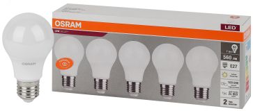Лампа светодиодная LED 7 Вт E27 3000К 560Лм груша 220 В (замена 60Вт) OSRAM 4058075577626 LEDVANCE