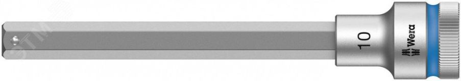 Головка торцевая со вставкой под внутренний шестигранник 8740 C Hex-Plus HF Zyklop DR 1/2 с фиксацией крепежа 10 x 140 мм WE-003845 Wera