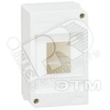 Эко Щит распределительный mini 1х4М накладной 001357 Legrand