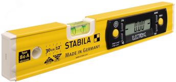 Уровень тип 80A electronic, 30 см, точность 0,5 мм/м 17323 STABILA