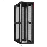 Шкаф серверный 24U 800х1070 передняя дверь: двустворчатая перфорированная IP20. задняя дверь: двустворчатая перфорированная IP20. боковые панели: без. цвет: черный RAL9005  NS 8124.9440 SYSMATRIX