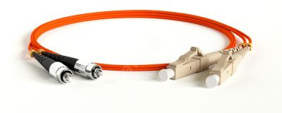 Патч-корд волоконно-оптический (шнур) мм 50/125 LC-LC 2.0 мм duplex LSZH 1 м черный 225285 Hyperline