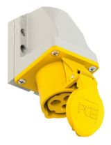 Розетка настенная 16А/110V/1P+N+E/IP44 113-4k PCE
