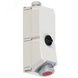 Розетка настенная 125А/400V/3P+N+E/IP67, с        выключателем и блокировкой 00-00012735 PCE