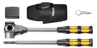 Набор со сверхпрочной трещоткой-молотком DR 1/2 5 предметов. 8002 C Koloss All Inclusive Set WE-133862 Wera