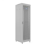 Шкаф напольный универсальный серверный R 47U 600х600мм, 4 профиля 19, двери перфорированная и сплошная металл, боковые стенки съемные, регулируемые опоры, разобранный, серый RAL 7035 УТ000100323 NTSS
