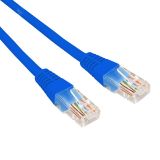 Патч-корд U/UTP, CAT 5e, RJ45-RJ45, 26AWG, LSZH, синий, 0,5м, 02-0104-05 REXANT