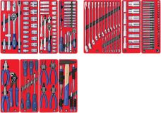 Набор инструментов 'СТАНДАРТ' для тележки 10 ложементов 186 предметов 5-00186 Мастак
