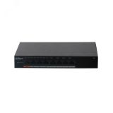 Коммутатор неуправляемый, PoE, 8 портов 100 Мб/с RJ45, 60 Вт 113753 Dahua