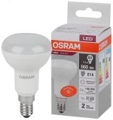 Лампа светодиодная LED 7 Вт E14 4000К 560Лм гриб 220 В (замена 60Вт) OSRAM 4058075581692 LEDVANCE